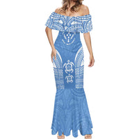 FSM Kosrae States Mermaid Dress Micronesia Six 9 One Polynesian Tribal Pattern