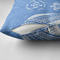 FSM Kosrae States Pillow Cover Micronesia Six 9 One Polynesian Tribal Pattern - Polynesian Pride