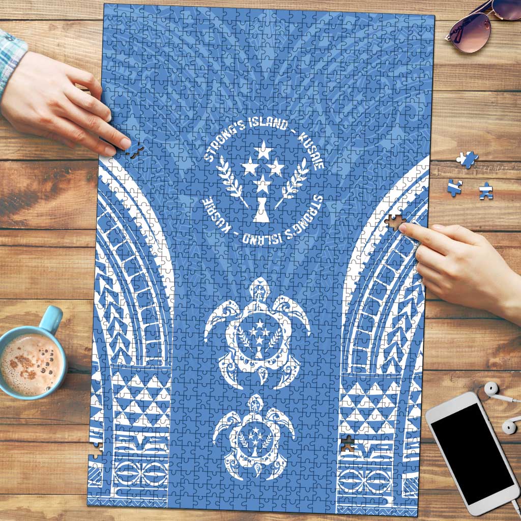 FSM Kosrae States Puzzle Micronesia Six 9 One Polynesian Tribal Pattern - Polynesian Pride