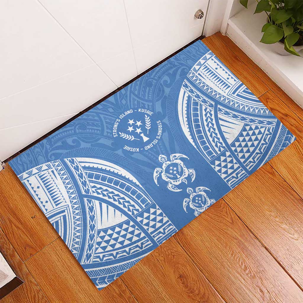 FSM Kosrae States Rubber Doormat Micronesia Six 9 One Polynesian Tribal Pattern