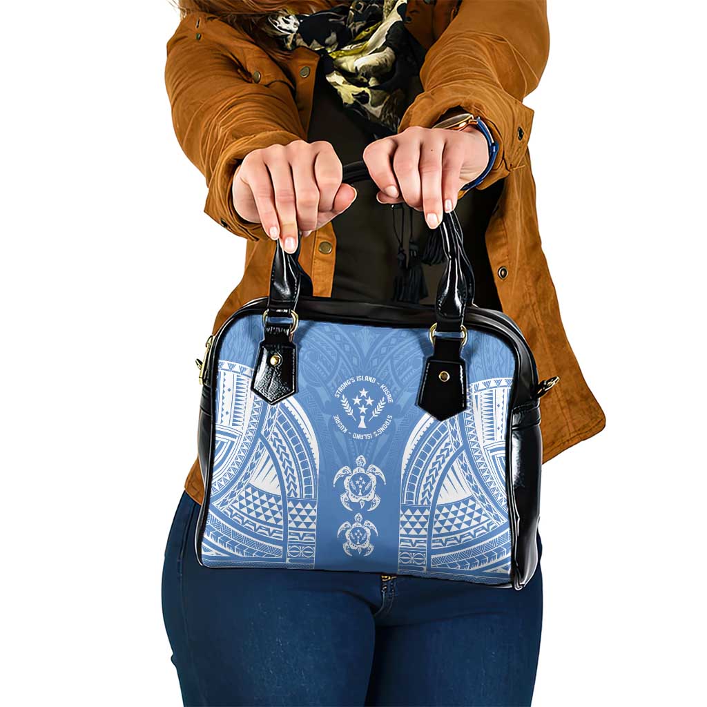 FSM Kosrae States Shoulder Handbag Micronesia Six 9 One Polynesian Tribal Pattern