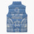 FSM Kosrae States Sleeveless Puffer Jacket Micronesia Six 9 One Polynesian Tribal Pattern - Polynesian Pride