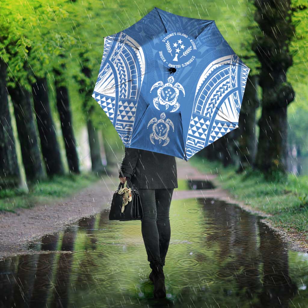 FSM Kosrae States Umbrella Micronesia Six 9 One Polynesian Tribal Pattern - Polynesian Pride