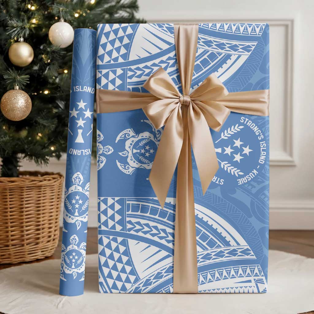 FSM Kosrae States Wrapping Paper Micronesia Six 9 One Polynesian Tribal Pattern - Polynesian Pride
