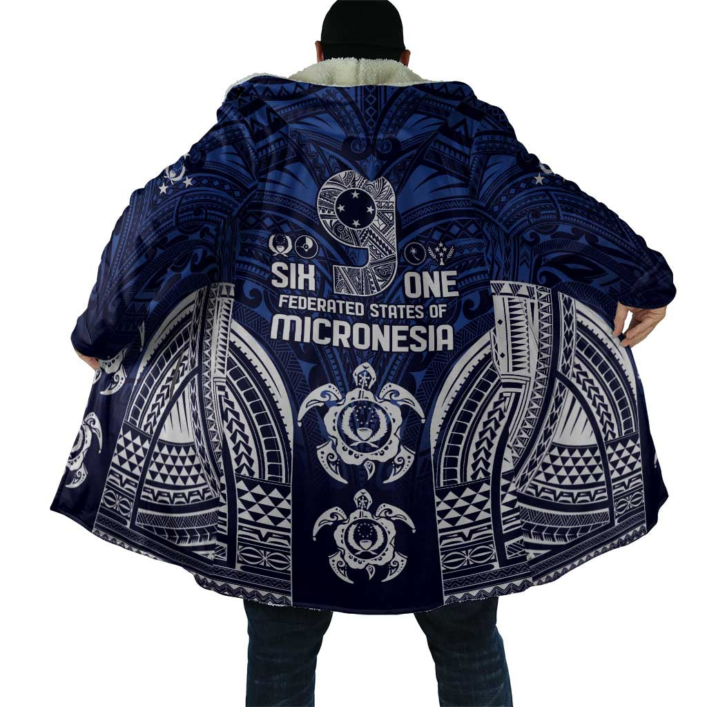FSM Pohnpei States Cloak Micronesia Six 9 One Polynesian Tribal Pattern - Polynesian Pride