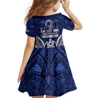 FSM Pohnpei States Family Matching Long Sleeve Bodycon Dress and Hawaiian Shirt Micronesia Six 9 One Polynesian Tribal Pattern