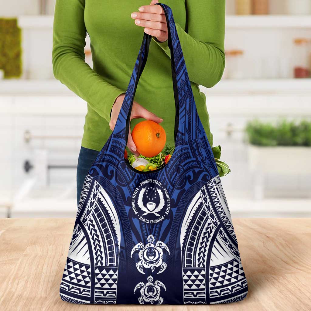 FSM Pohnpei States Grocery Bag Micronesia Six 9 One Polynesian Tribal Pattern