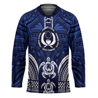 FSM Pohnpei States Hockey Jersey Micronesia Six 9 One Polynesian Tribal Pattern - Polynesian Pride