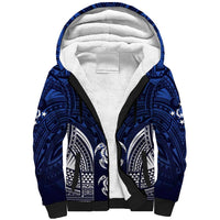 FSM Pohnpei States Sherpa Hoodie Micronesia Six 9 One Polynesian Tribal Pattern