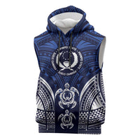 FSM Pohnpei States Sleeveless Hoodie Micronesia Six 9 One Polynesian Tribal Pattern - Polynesian Pride