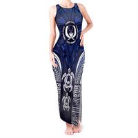 FSM Pohnpei States Tank Maxi Dress Micronesia Six 9 One Polynesian Tribal Pattern