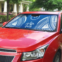 FSM Yap States Auto Sun Shade Micronesia Six 9 One Polynesian Tribal Pattern - Polynesian Pride