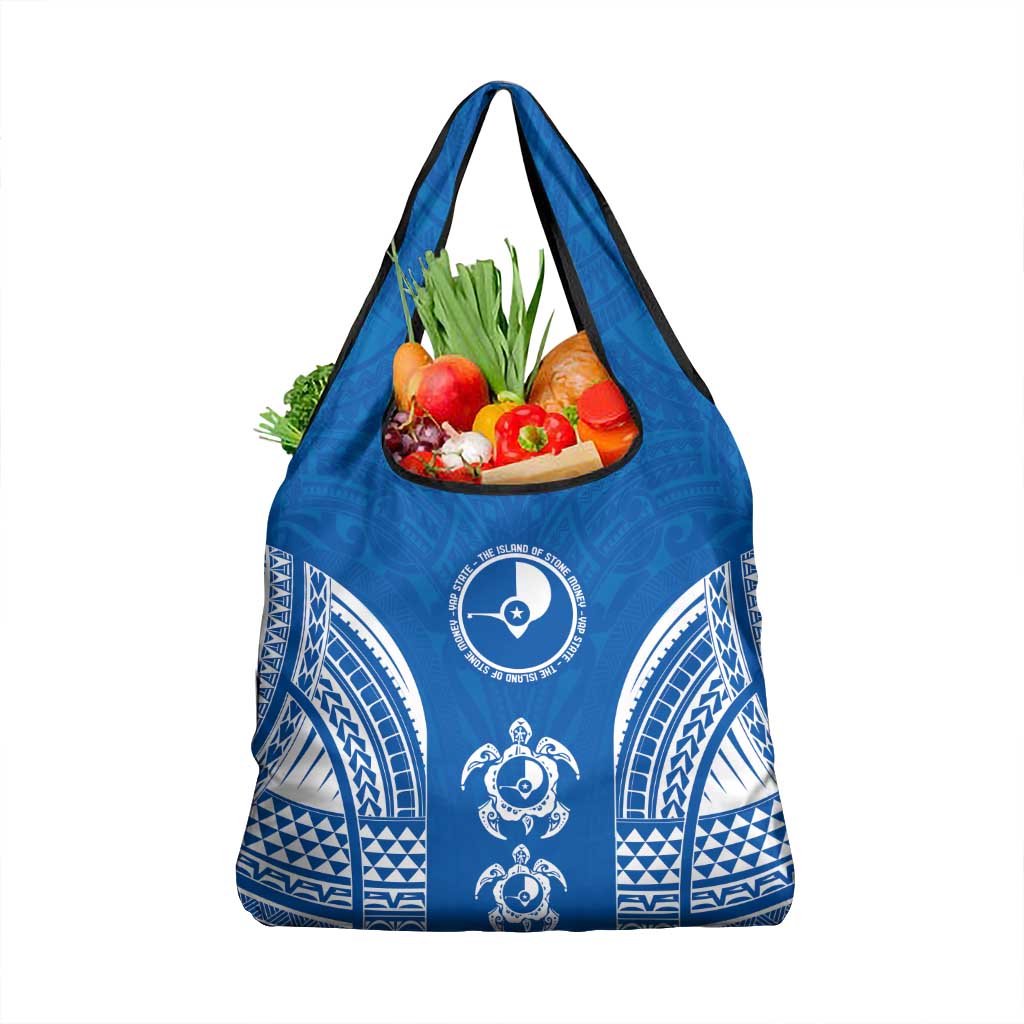 FSM Yap States Grocery Bag Micronesia Six 9 One Polynesian Tribal Pattern