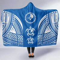 FSM Yap States Hooded Blanket Micronesia Six 9 One Polynesian Tribal Pattern
