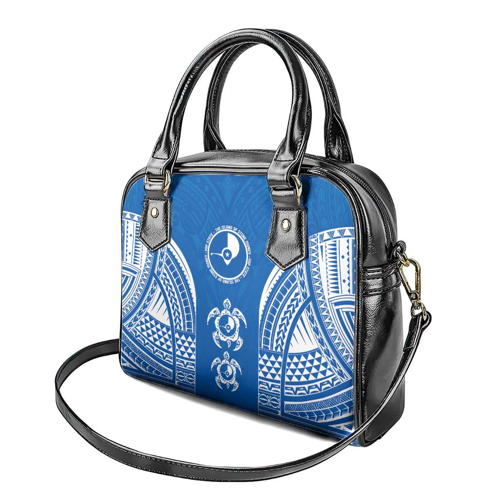 FSM Yap States Shoulder Handbag Micronesia Six 9 One Polynesian Tribal Pattern