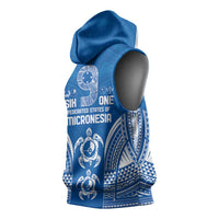 FSM Yap States Sleeveless Hoodie Micronesia Six 9 One Polynesian Tribal Pattern - Polynesian Pride