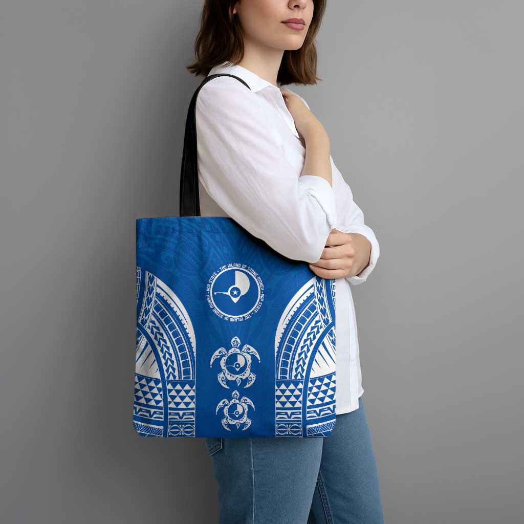 FSM Yap States Tote Bag Micronesia Six 9 One Polynesian Tribal Pattern - Polynesian Pride
