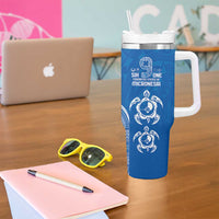 FSM Yap States Tumbler With Handle Micronesia Six 9 One Polynesian Tribal Pattern