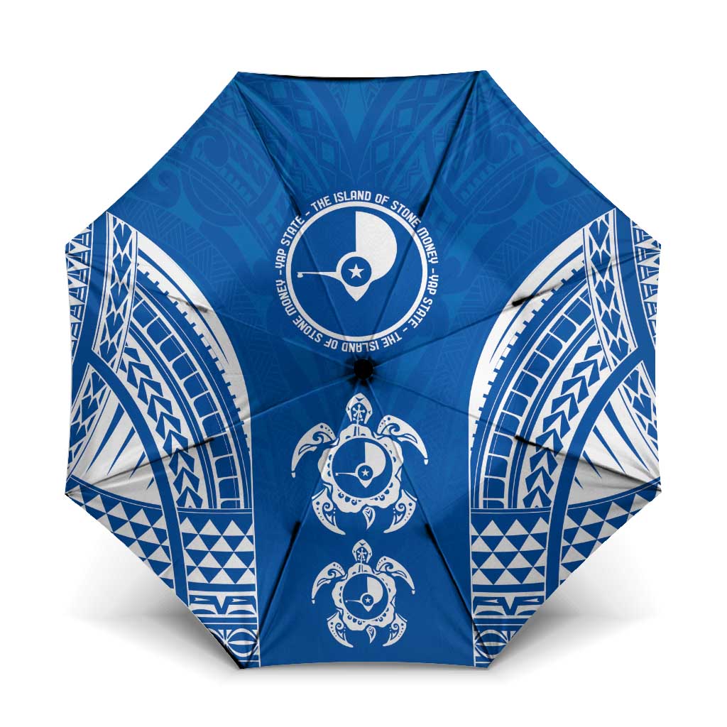 FSM Yap States Umbrella Micronesia Six 9 One Polynesian Tribal Pattern - Polynesian Pride
