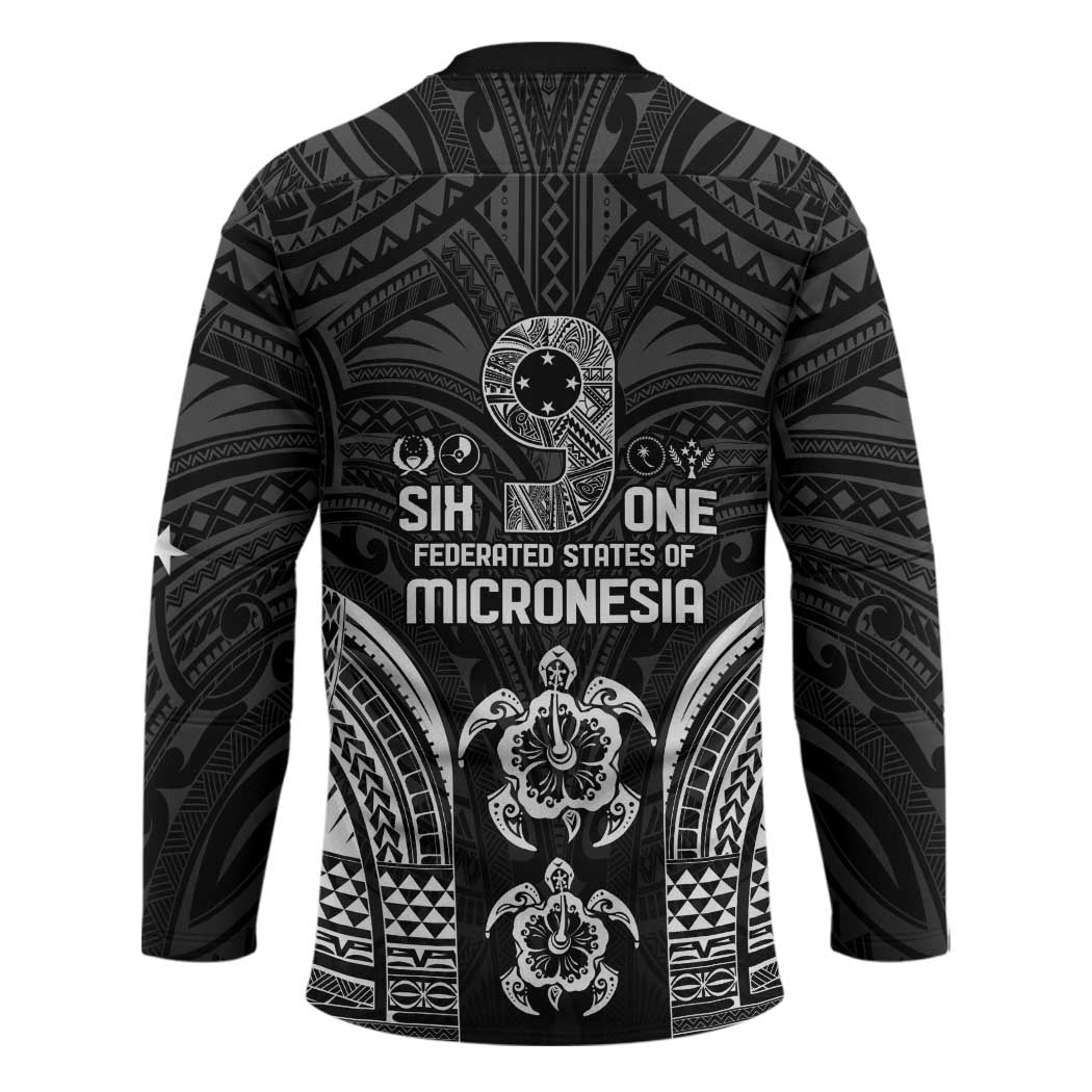 FSM Micronesia Six 9 One Hockey Jersey Polynesian Tribal Pattern - Polynesian Pride