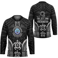 FSM Micronesia Six 9 One Hockey Jersey Polynesian Tribal Pattern - Polynesian Pride