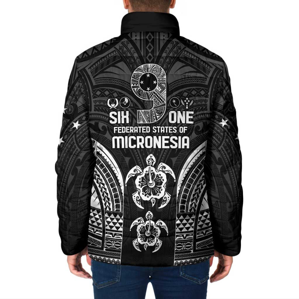 FSM Micronesia Six 9 One Padded Jacket Polynesian Tribal Pattern - Polynesian Pride