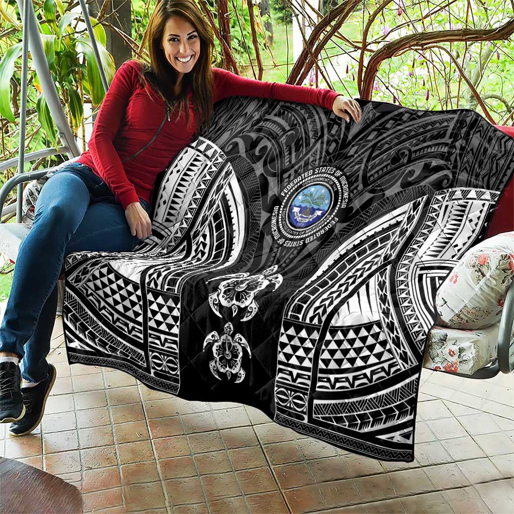 FSM Micronesia Six 9 One Quilt Polynesian Tribal Pattern