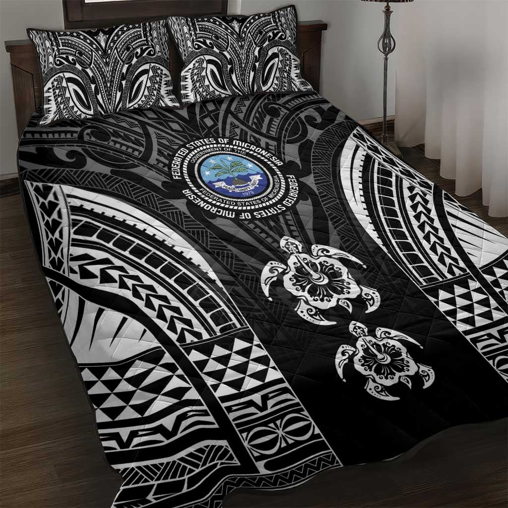 FSM Micronesia Six 9 One Quilt Bed Set Polynesian Tribal Pattern