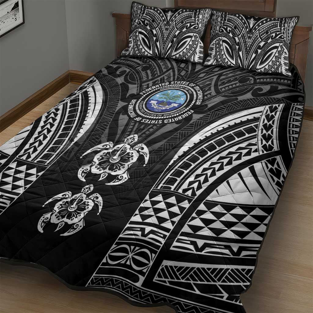FSM Micronesia Six 9 One Quilt Bed Set Polynesian Tribal Pattern
