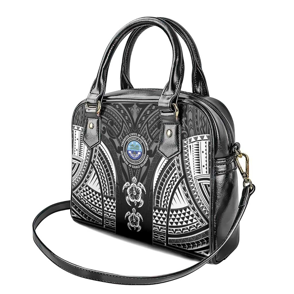 FSM Micronesia Six 9 One Shoulder Handbag Polynesian Tribal Pattern