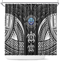 FSM Micronesia Six 9 One Shower Curtain Polynesian Tribal Pattern