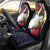 American Samoa Flag Day Since 1900 Car Seat Cover Samoa Muamua Le Atua Tropical Flowers