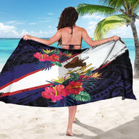 American Samoa Flag Day Since 1900 Sarong Samoa Muamua Le Atua Tropical Flowers