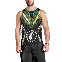 (Personalised) Polynesian Pride Aitutaki Island Men Tank Top Cook Islands Tribal Wave Style LT9 - Polynesian Pride