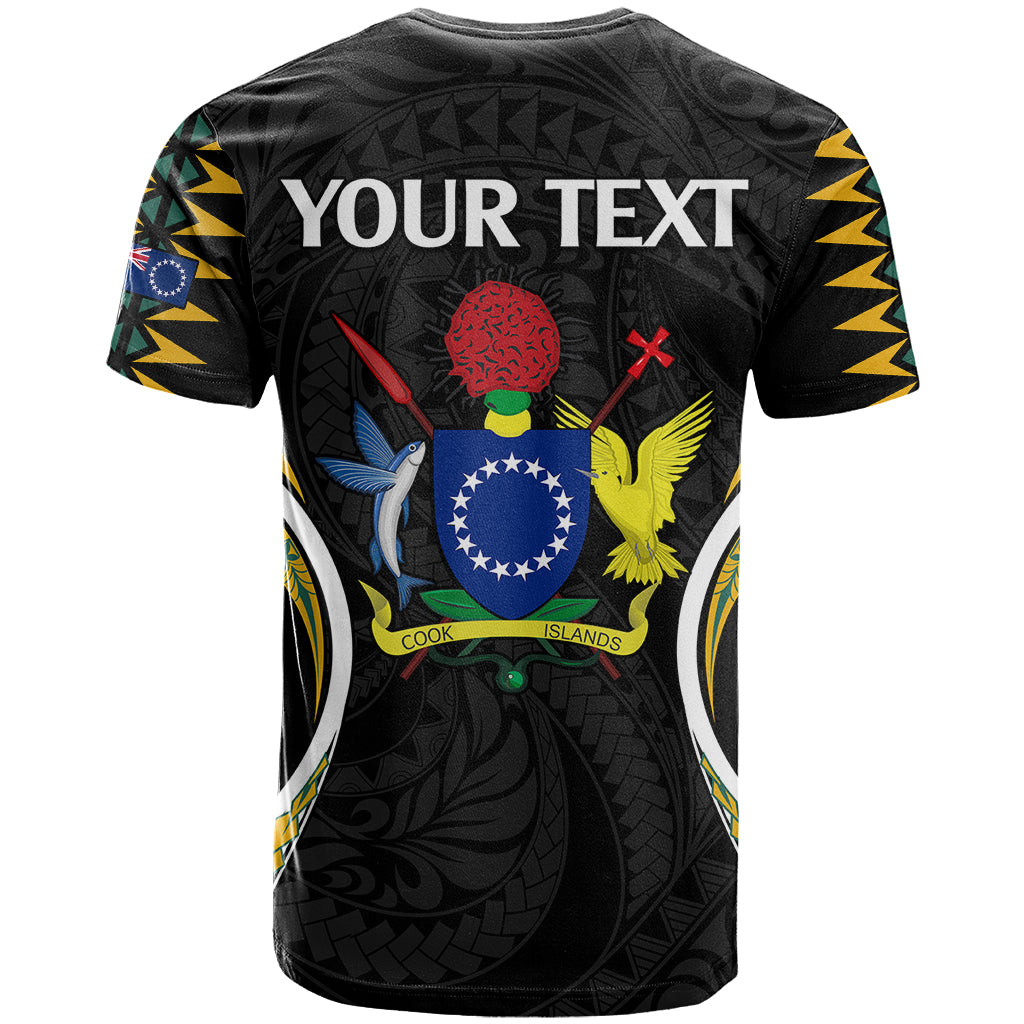Custom Polynesian Pride Aitutaki Island T Shirt Cook Islands Tribal Wave Style LT9 - Polynesian Pride