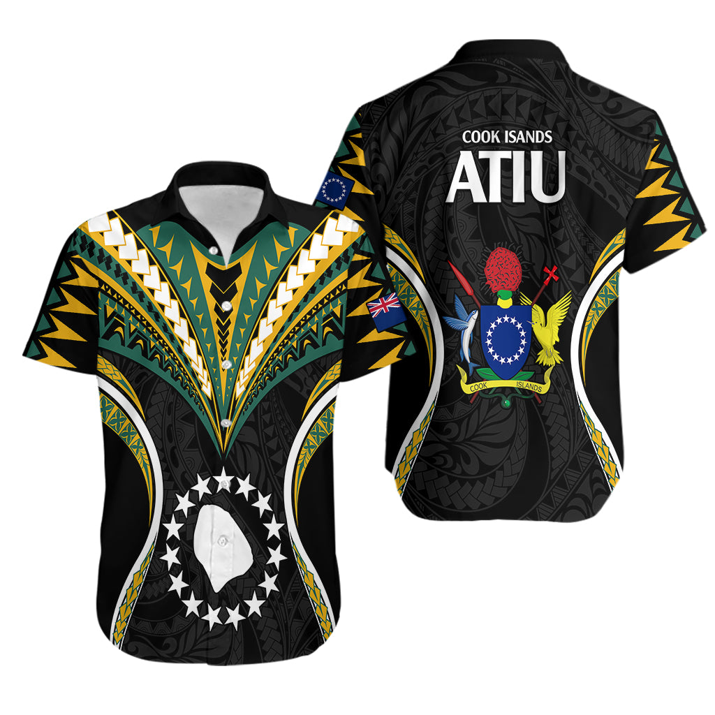 Polynesian Pride Atiu Island Hawaiian Shirt Cook Islands Tribal Wave Style LT9 - Polynesian Pride