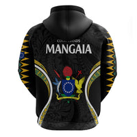 Polynesian Pride Mangaia Island Hoodie Cook Islands Tribal Wave Style LT9 - Polynesian Pride