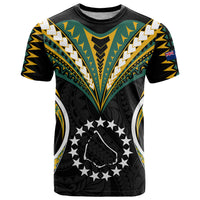 Custom Polynesian Pride Manihiki Island T Shirt Cook Islands Tribal Wave Style LT9 Black - Polynesian Pride