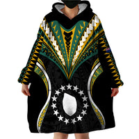 Polynesian Pride Mauke Island Wearable Blanket Hoodie Cook Islands Tribal Wave Style LT9 - Polynesian Pride
