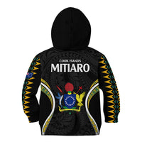 Polynesian Pride Mitiaro Island Kid Hoodie Cook Islands Tribal Wave Style LT9 - Polynesian Pride
