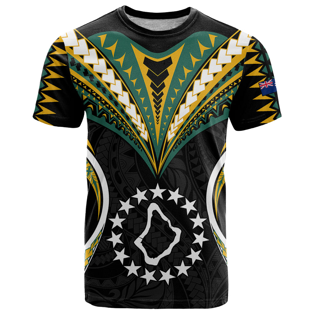 Custom Polynesian Pride Palmerston Island T Shirt Cook Islands Tribal Wave Style LT9 Black - Polynesian Pride