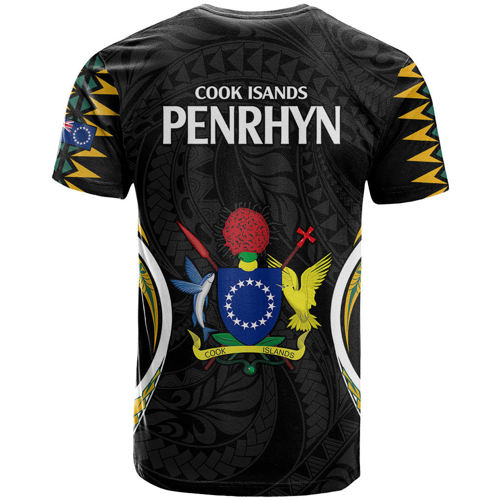 Polynesian Pride Penrhyn Island T Shirt Cook Islands Tribal Wave Style LT9 - Polynesian Pride