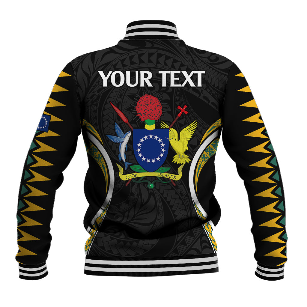 (Personalised) Polynesian Pride Pukapuka Island Baseball Jacket Cook Islands Tribal Wave Style LT9 - Polynesian Pride