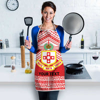Personalised Kolisi Tonga College Atele Apron Polynesian Ngatu Tribal - Polynesian Pride