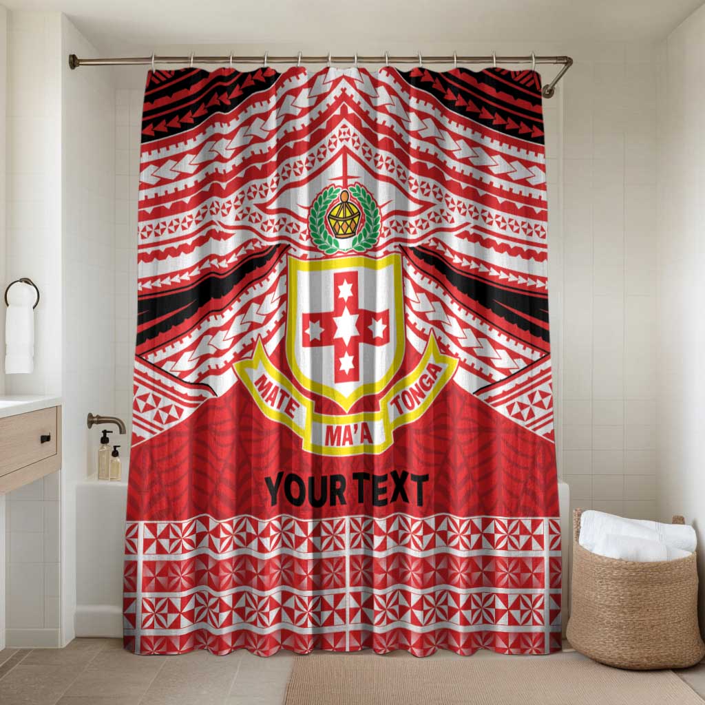 Personalised Kolisi Tonga College Atele Bathroom Set Polynesian Ngatu Tribal - Polynesian Pride