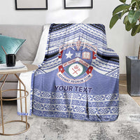 Personalised Tonga Apifoou College Blanket Polynesian Ngatu Tribal
