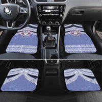 Personalised Tonga Apifoou College Car Mats Polynesian Ngatu Tribal