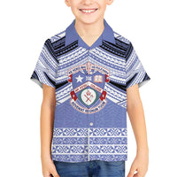 Personalised Tonga Apifoou College Hawaiian Shirt Polynesian Ngatu Tribal