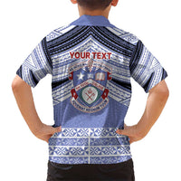 Personalised Tonga Apifoou College Hawaiian Shirt Polynesian Ngatu Tribal