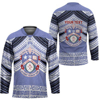 Personalised Tonga Apifoou College Hockey Jersey Polynesian Ngatu Tribal - Polynesian Pride